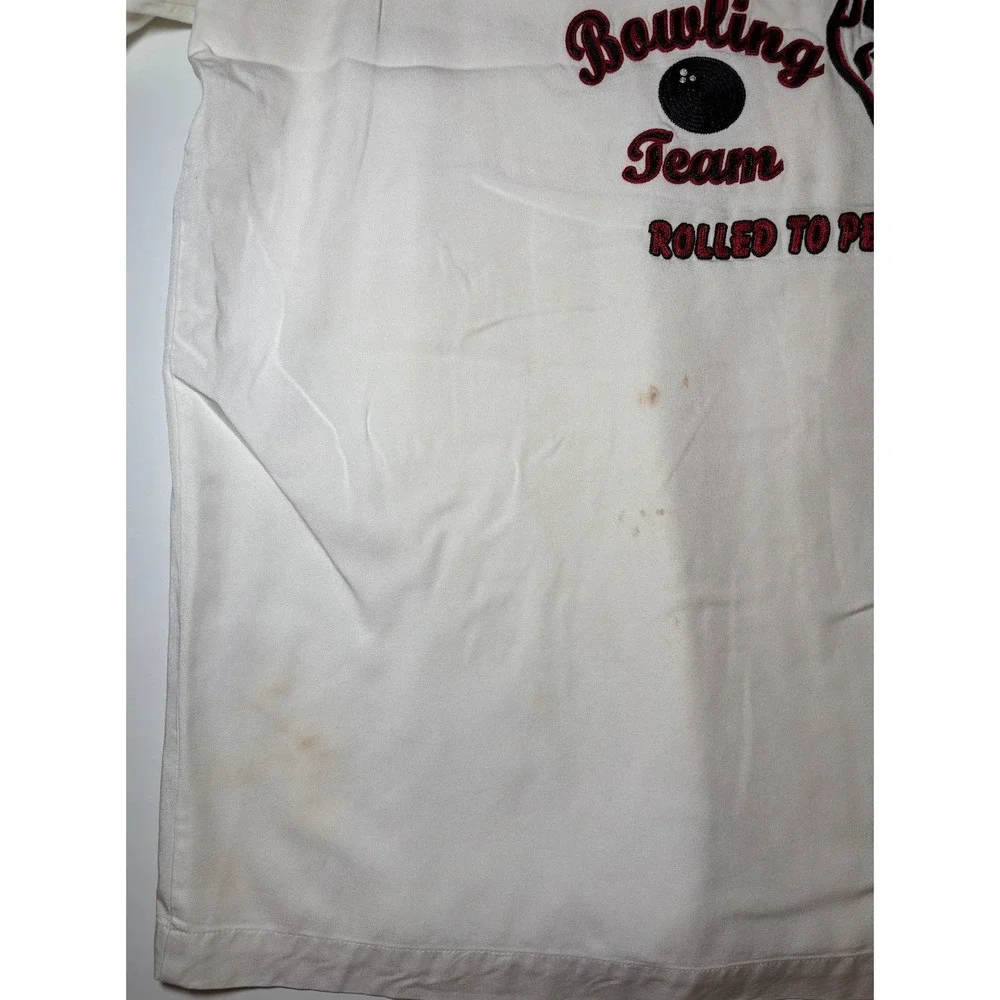 Vintage Lucky Brand Mens Embroidered Rayon 